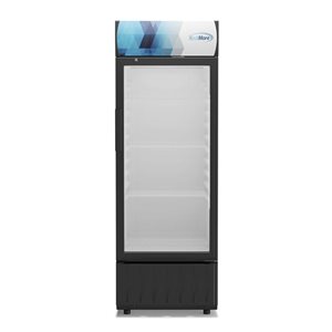 Koolmore 22-in 9 ft³ One-Door Merchandiser Refrigerator - Stainless Steel