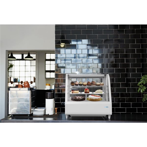 Koolmore 27-in 3.6 ft³ Countertop Display Refrigerator  - White