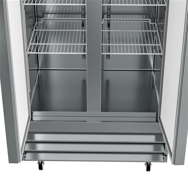 Koolmore 39-in 30 ft³ Commercial Stainless Steel 2-Door Reach-In Refrigerator