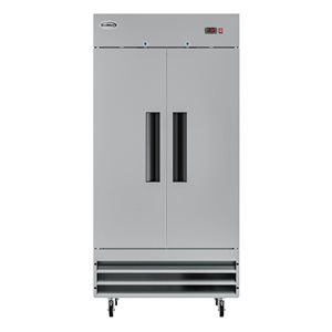 Koolmore 39-in 30 ft³ Commercial Stainless Steel 2-Door Reach-In Refrigerator