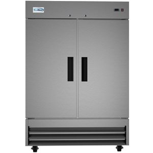 Koolmore 54-in 47 ft³ Two-Door Reach-In Refrigerator - Stainless Steel