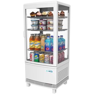 Koolmore 17-in 3 ft³ White Countertop Display Refrigerator
