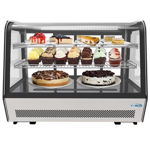 Koolmore 35-in 5.6 ft³ Countertop Display Refrigerator - Black