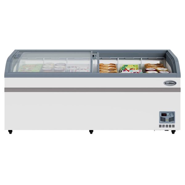 KoolMore 78-in 19-ft³ Manual Defrost Island Chest Freezer - White