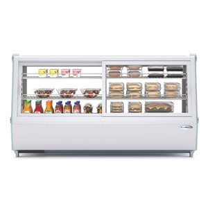 Koolmore 48-in Self-Service Countertop Display Refrigerator - White