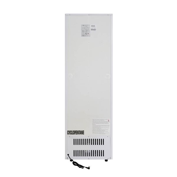 Koolmore 22-in 9 ft³ One-Door Commercial Merchandiser Refrigerator - White