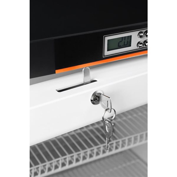 Koolmore 4.5 ft³ White Countertop Medical Pharmacy Refrigerator with Multi-Level Emergency Alarms - UL Listed