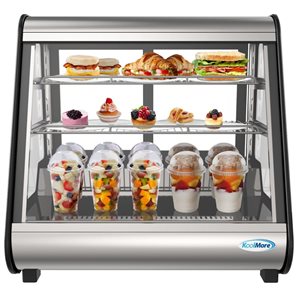 Koolmore 27-in 4.6 ft³ Black Countertop Display Refrigerator