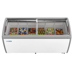 Koolmore 71-in 20-ft³ White Commercial Ice Cream Display Freezer (MCF-20C)