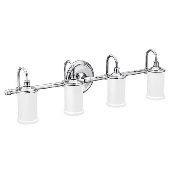 MOEN Belfield 11-in W 4-Light Polished Chrome Transitional Wall Sconce