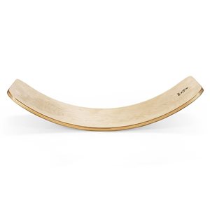 Costway 35.5-in L Wooden Wobble Balance Board for Kids and Adults - Natural