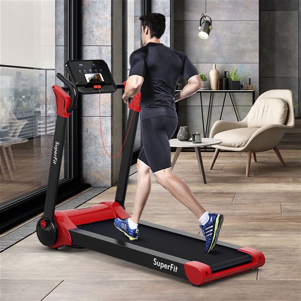 Costway SuperFit Folding HP Electric Treadmill Running