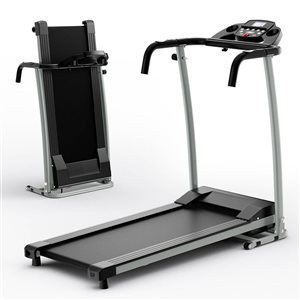 Costway 2 HP Folding Treadmill w/ 12 Preset Programs and LCD Display - Black