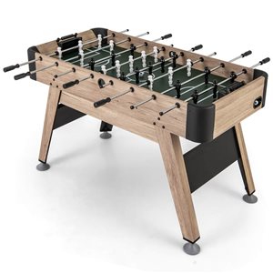 Costway 54-in Foosball Table w/ 2 Balls, 2 Goals, 26 Players, 2 Bead Scorers