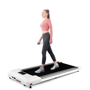 Costway 0.6-3.8-mph Walking Pad Under Desk Treadmill w/ Remote Control and LED Display - Grey