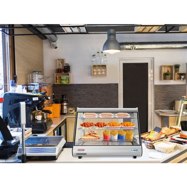 KoolMore 34-in Glass Countertop Display Warmer 5.6-ft³ HDC-5C