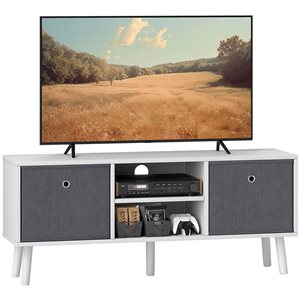 HOMCOM TV Stand Cabinet with Shelves and Drawers