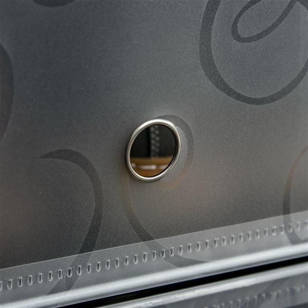 HOMCOM Black 6-Cube Modular Storage Organizer with Doors