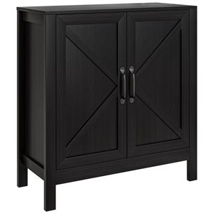 HomCom Black Buffet Sideboard with Adjustable Shelf