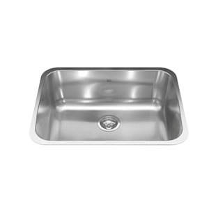 Kindred Reginox 24.75 L x 18.75-in W Undermount Single Bowl Stainless Steel Kitchen Sink