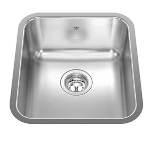 Kindred Steel Queen 15.75 L x 17.75-in W Undermount Single Bowl Stainless Steel Bar Sink
