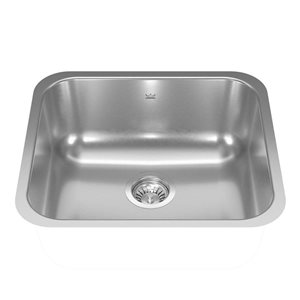 Kindred Reginox 19.7 L x 17.75-in W Undermount Single Bowl Stainless Steel Kitchen Sink