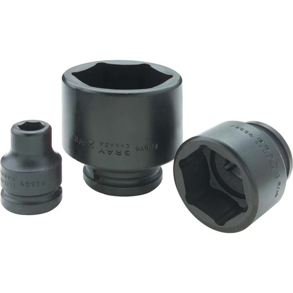 Gray Tools 1-7/8-in x 3/4-in Drive 6-Point Standard Shallow Impact Socket