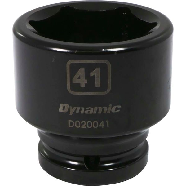 Dynamic Tools 3/4-in Drive 6-Point Metric 41 mm Shallow Impact Socket