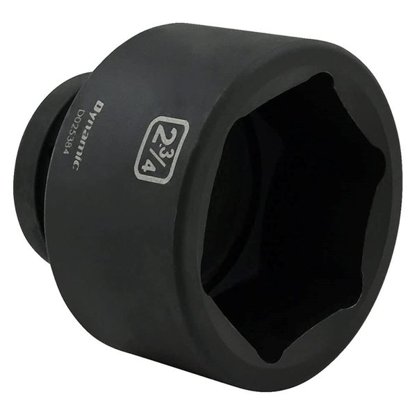 Dynamic Tools 2-3/4-in x 1-in Drive 6-Point SAE Shallow Impact Socket