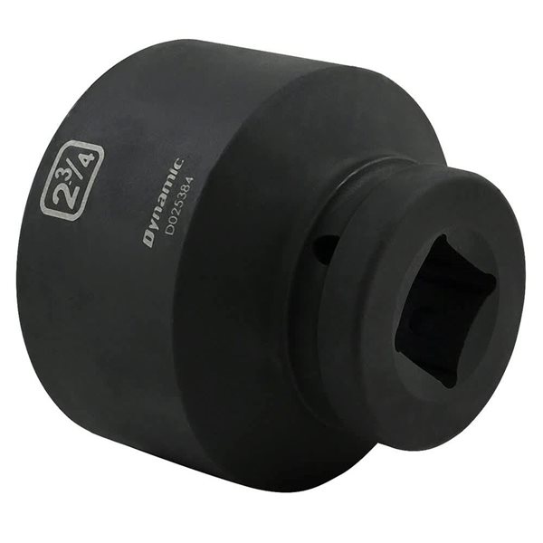 Dynamic Tools 2-3/4-in x 1-in Drive 6-Point SAE Shallow Impact Socket