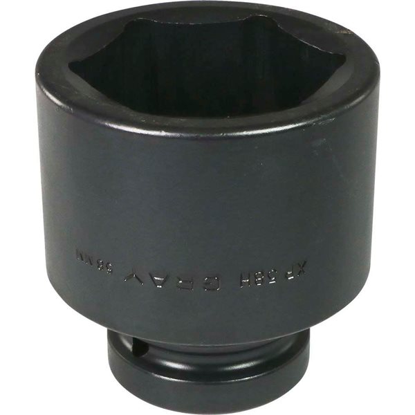 Gray Tools 58 mm x 1-in Drive 6-Point Metric Shallow Impact Socket