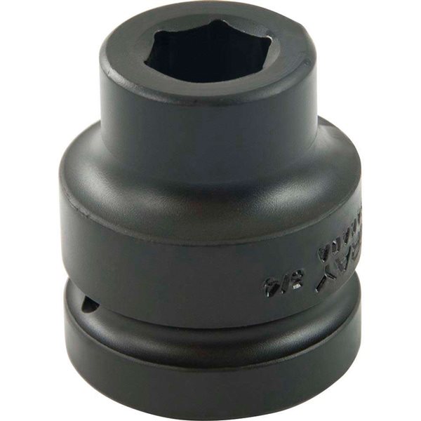 Gray Tools 3/4-in x 1-in Drive 6-Point SAE Shallow Impact Socket