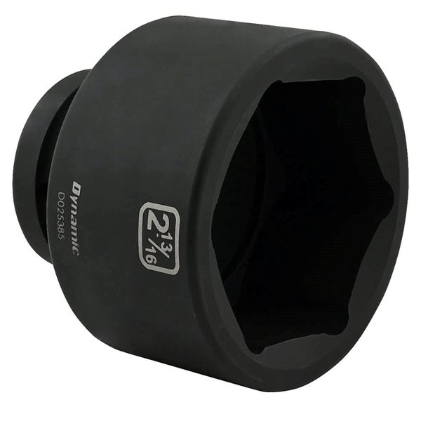 Dynamic Tools 2-13/16-in x 1-in Drive 6-Point SAE Shallow Impact Socket