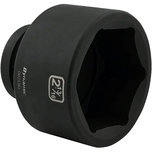 Dynamic Tools 2-13/16-in x 1-in Drive 6-Point SAE Shallow Impact Socket