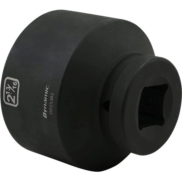 Dynamic Tools 2-13/16-in x 1-in Drive 6-Point SAE Shallow Impact Socket