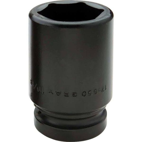 Gray Tools 1-9/16-in x 1-in Drive 6-Point Deep Length Impact Socket