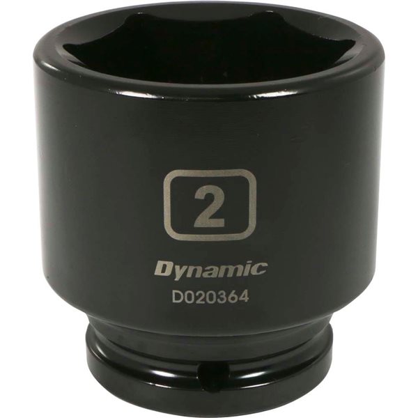 Dynamic Tools 3/4-in Drive 6-Point SAE 2-in Shallow Impact Socket
