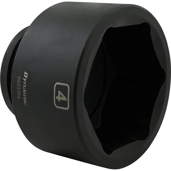 Dynamic Tools 4-in x 1-in Drive 6-Point SAE Shallow Impact Socket