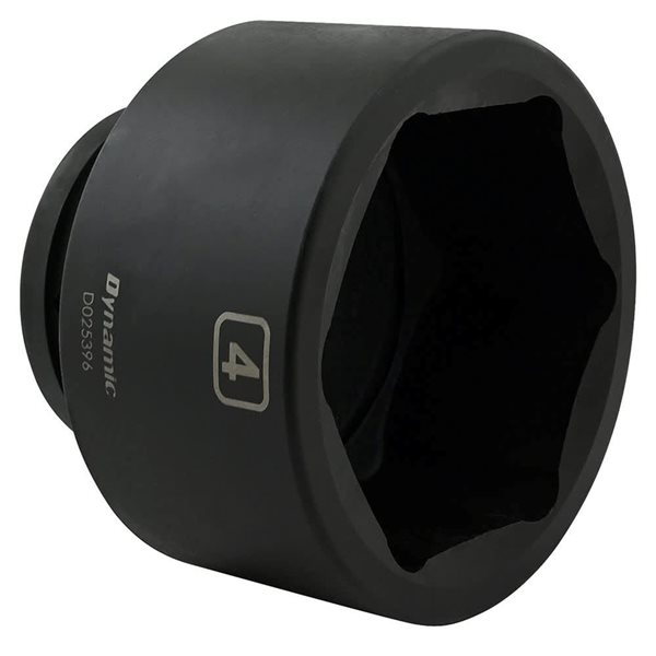 Dynamic Tools 4-in x 1-in Drive 6-Point SAE Shallow Impact Socket