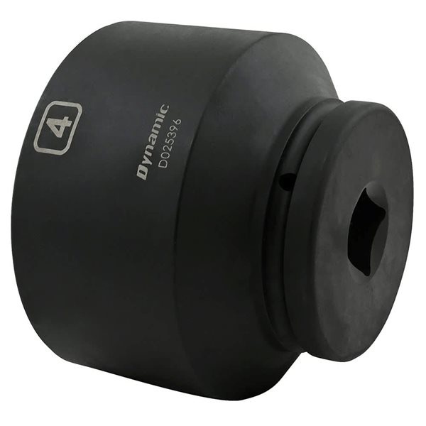 Dynamic Tools 4-in x 1-in Drive 6-Point SAE Shallow Impact Socket