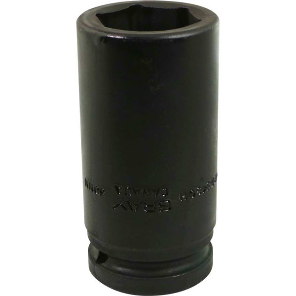 Gray Tools 30 mm x 3/4-in Drive 6-Point Metric Deep Impact Socket