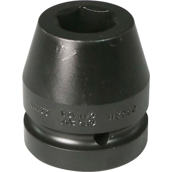 Gray Tools 22 mm x 1-in Drive 6-Point Metric Shallow Impact Socket