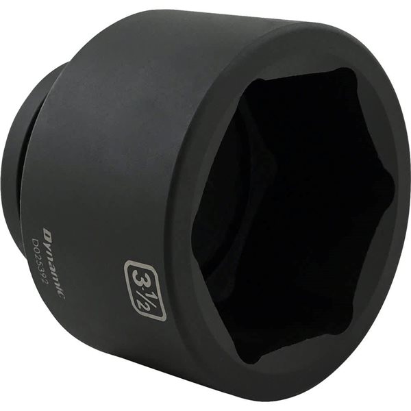 Dynamic Tools 3-1/2-in x 1-in Drive 6-Point SAE Shallow Impact Socket