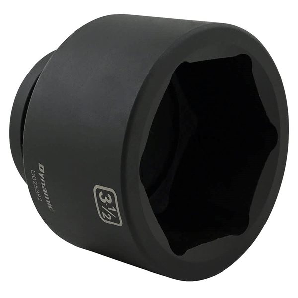Dynamic Tools 3-1/2-in x 1-in Drive 6-Point SAE Shallow Impact Socket
