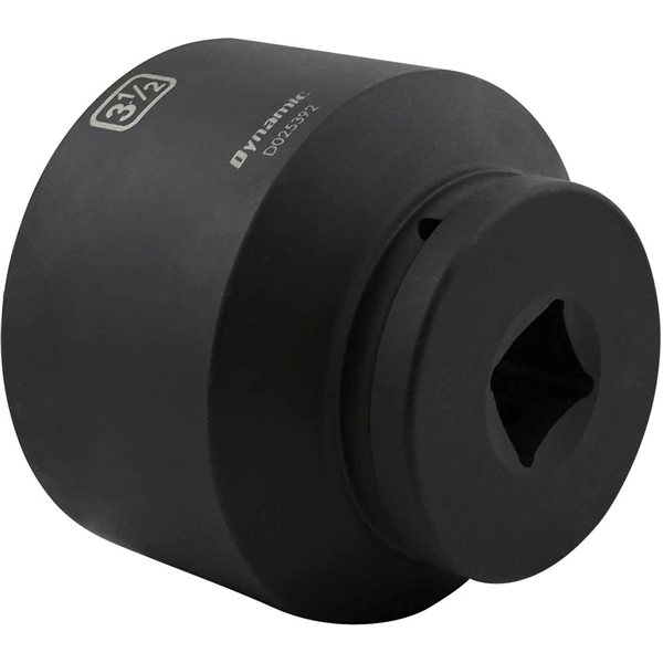 Dynamic Tools 3-1/2-in x 1-in Drive 6-Point SAE Shallow Impact Socket