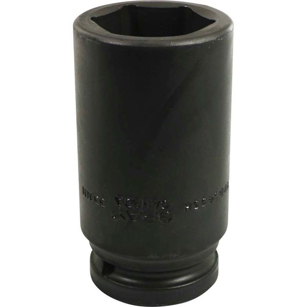 Gray Tools 33 mm x 3/4-in Drive 6-Point Metric Deep Impact Socket