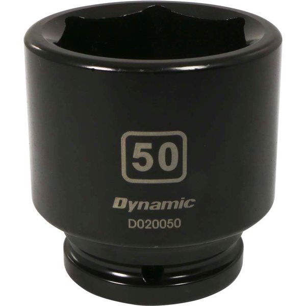 Dynamic Tools 3/4-in Drive 6-Point Metric 50 mm Shallow Impact Socket