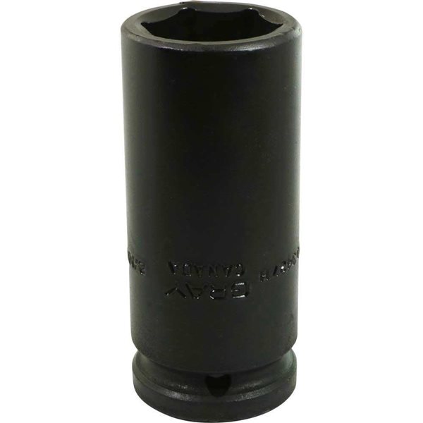 Gray Tools 27 mm x 3/4-in Drive 6-Point Metric Deep Impact Socket