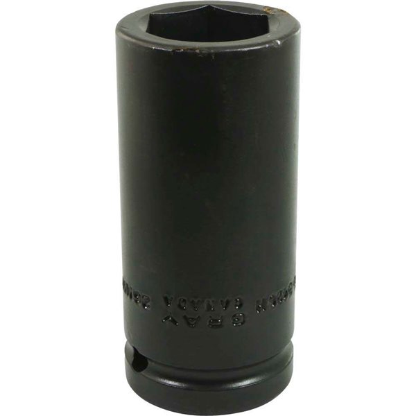 Gray Tools 26 mm x 3/4-in Drive 6-Point Metric Deep Impact Socket ...