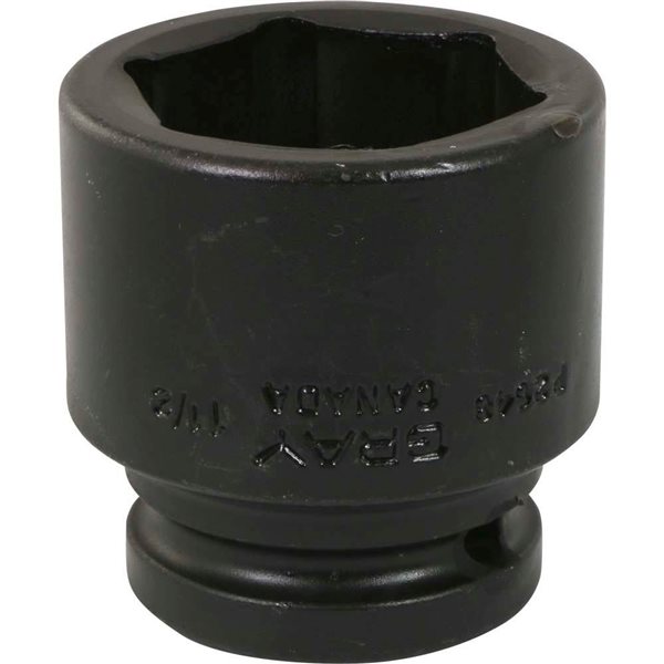 Gray Tools 1-1/2-in x 3/4-in Drive 6-Point Standard Shallow Impact Socket